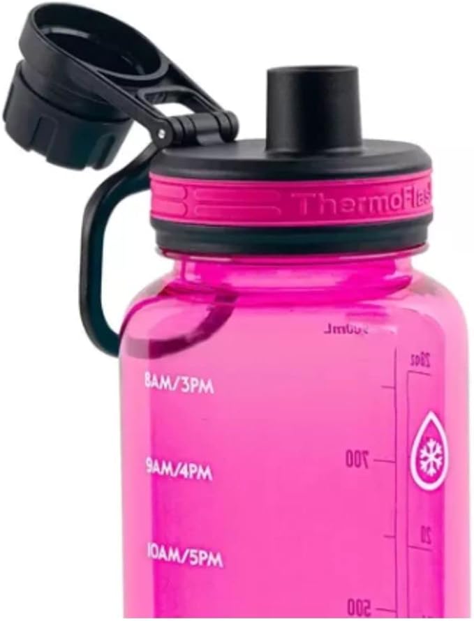 Vaso motivacional ThermoFlask de 24 oz, paquete de 2