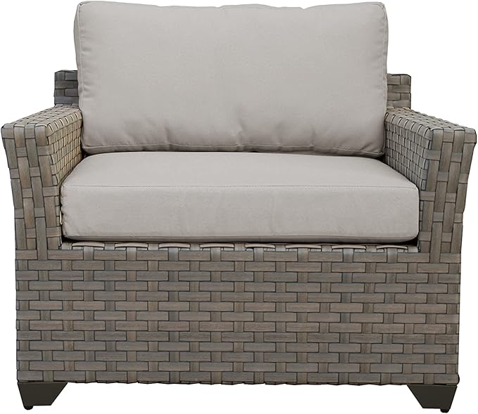 Sillón de club Monterey de TK Classics, color BEIGE