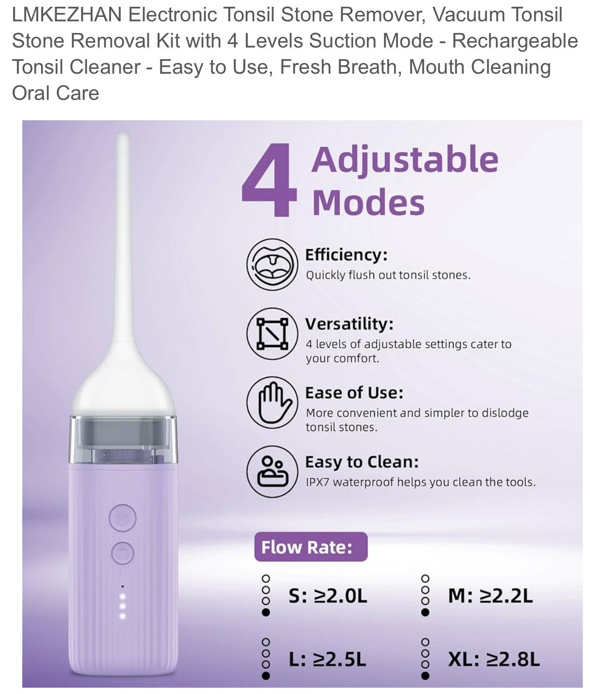 Electronic Tonsil Stone Removal Kit