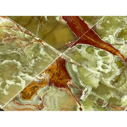 Azulejos para pisos o paredes de mármol ónix de piedra natural de 12" x 12" 