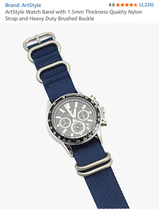 ArtStyle Watch Stap Blue