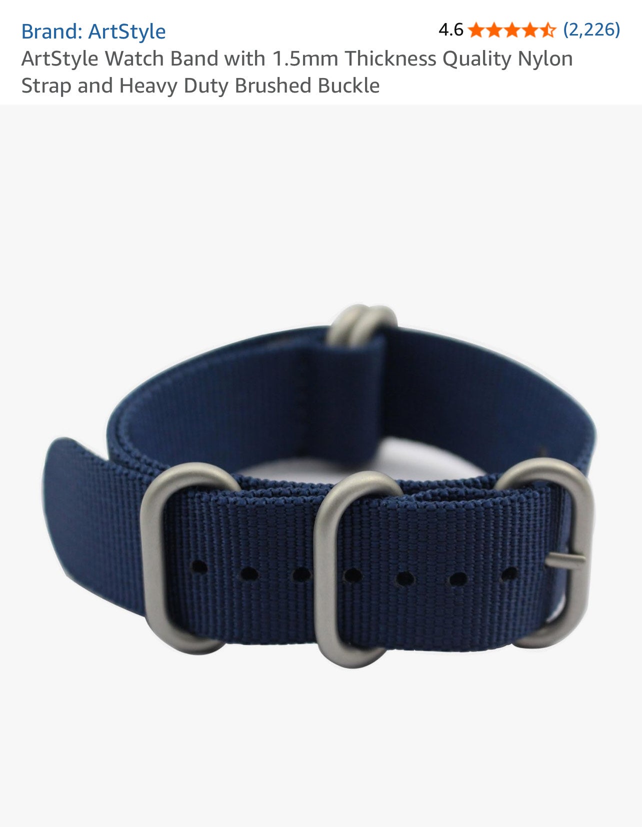 ArtStyle Watch Stap Blue