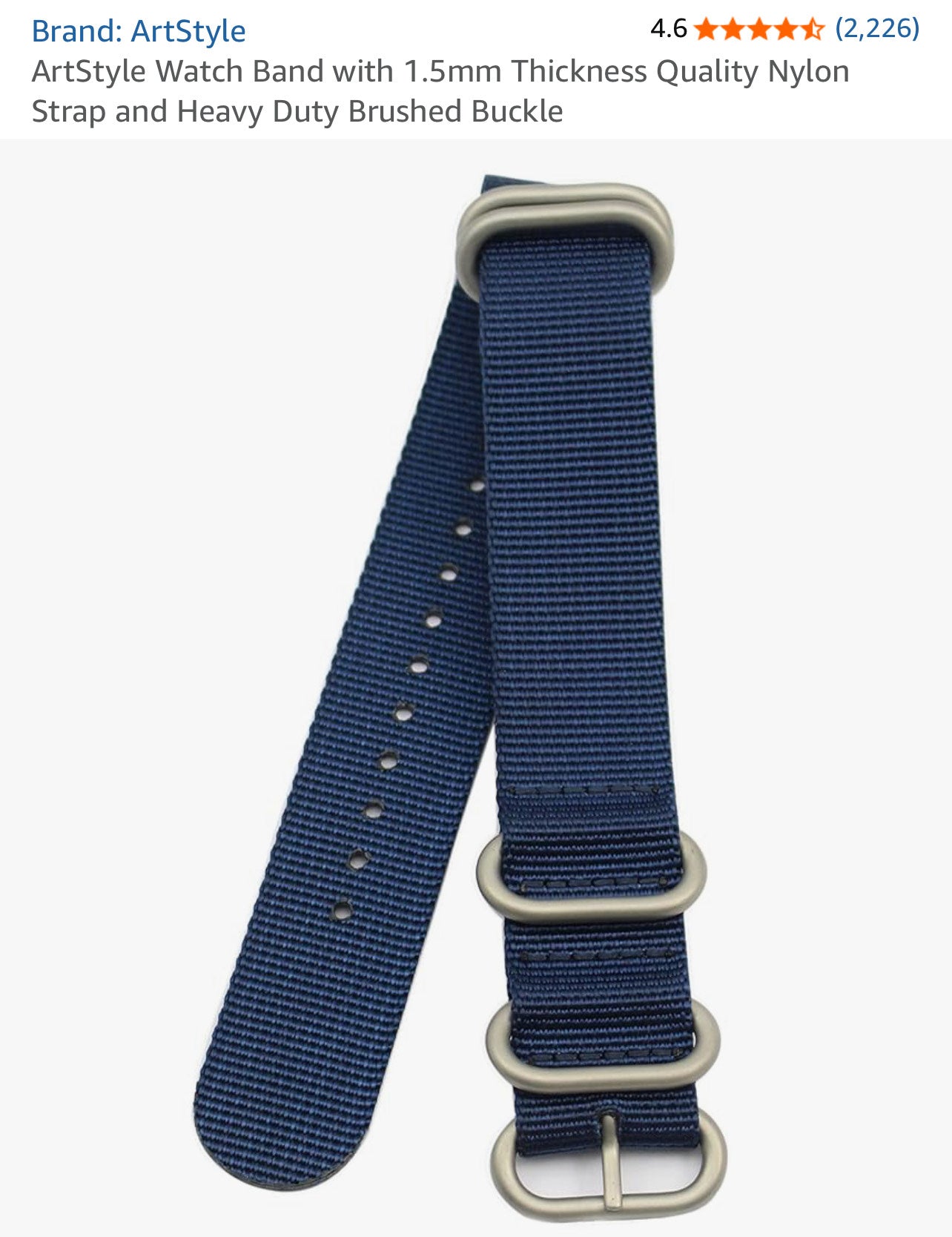 ArtStyle Watch Stap Blue