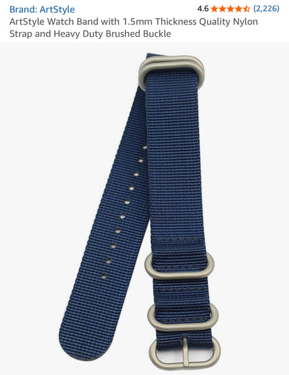 ArtStyle Watch Stap Blue