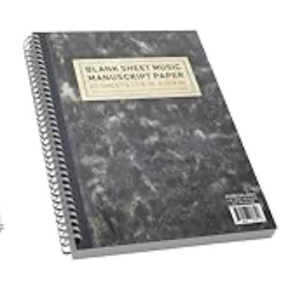 Blank Music Sheet Book