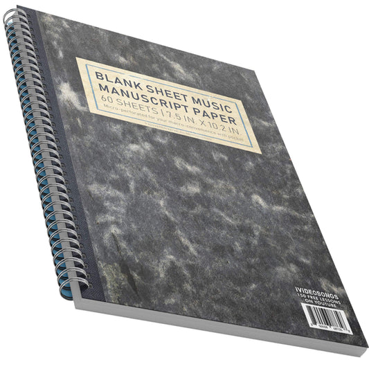 Blank Music Sheet Book