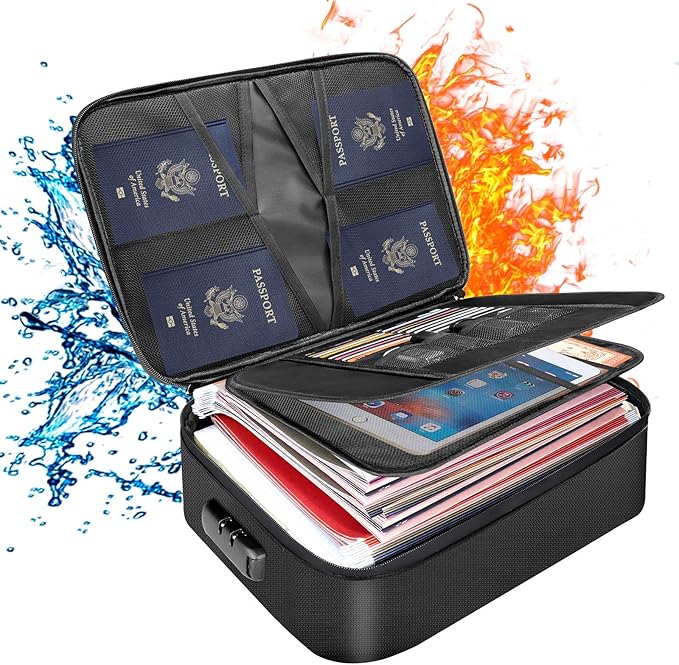 Dozuzen Fireproof and waterproof document bag