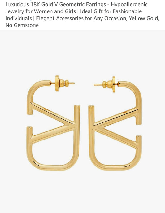 18K Gold Earrings