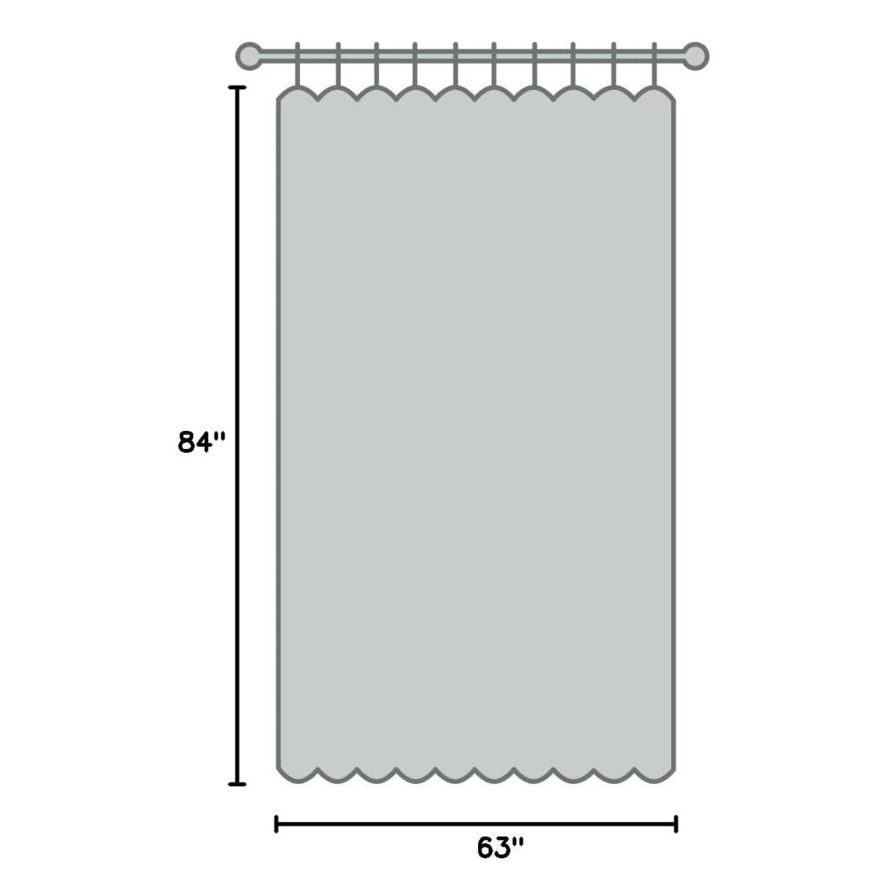 Shower Curtain Sheer Sage Green