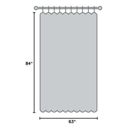 Shower Curtain Sheer Sage Green