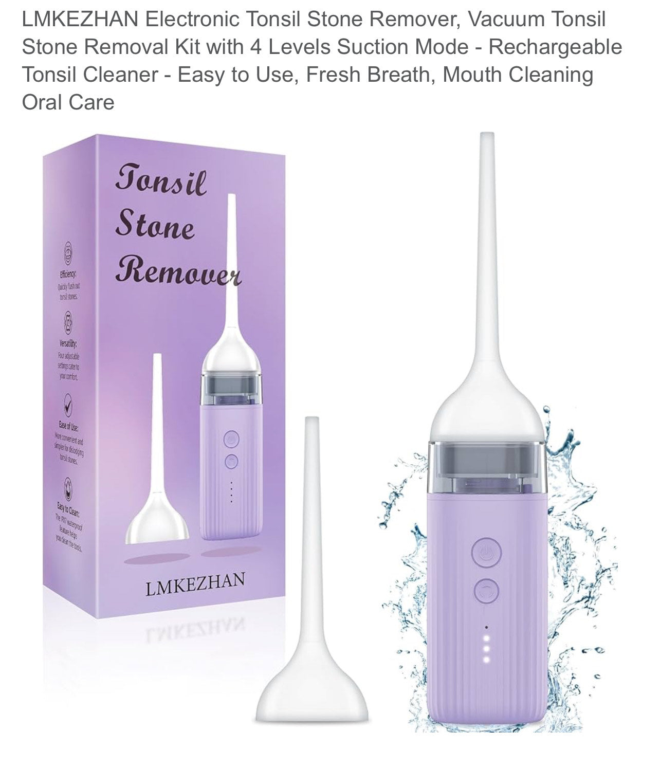 Electronic Tonsil Stone Removal Kit