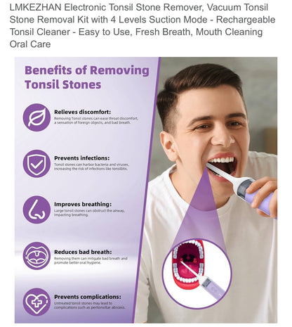 Electronic Tonsil Stone Removal Kit