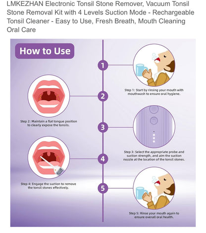Electronic Tonsil Stone Removal Kit